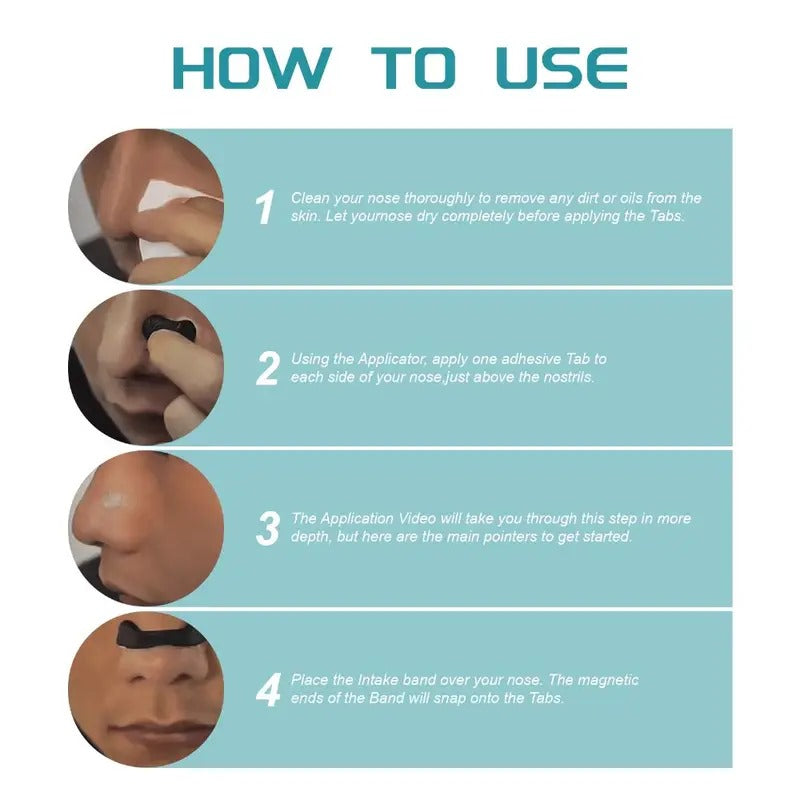 Nasal Breathing Expansion Kit - Magnetic Nasal Dilator Set.