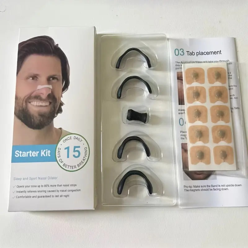 Nasal Breathing Expansion Kit - Magnetic Nasal Dilator Set.