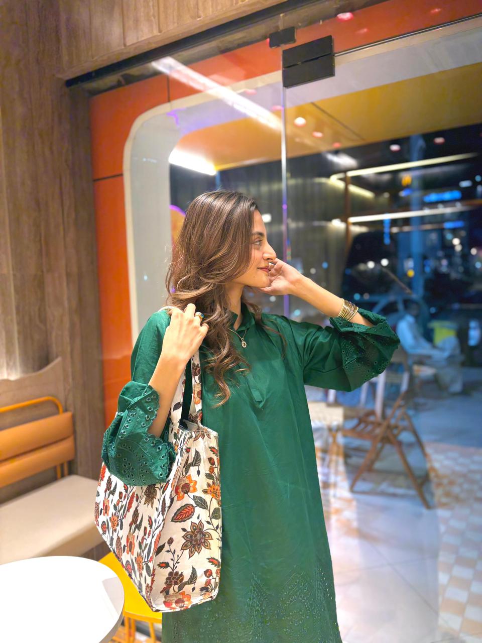 Premium Handcrafted Canvas Printed Tote Bag (SOTWB005)