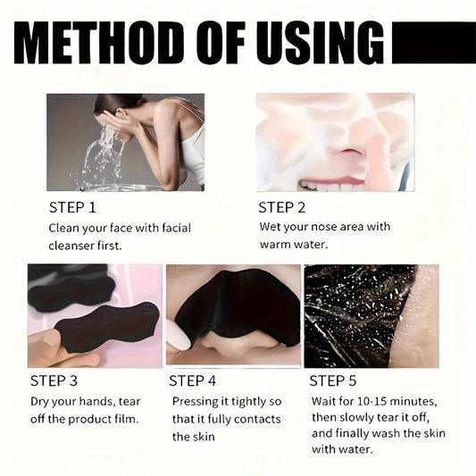 Charcoal Blackhead Remover Nose Strips