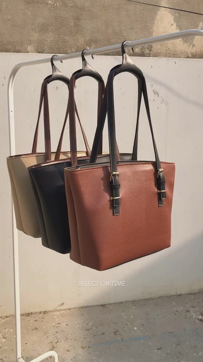 Classic Everyday Structured Tote Bag (SOTWB010)